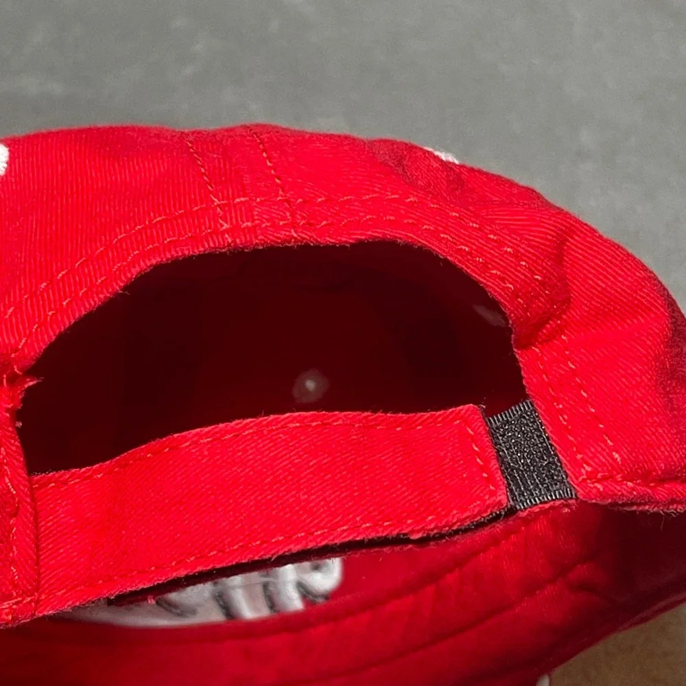 Sherry Resortwear Dads Team Baseball Hat Red‎ Cotton Adjustable Strapback Cap